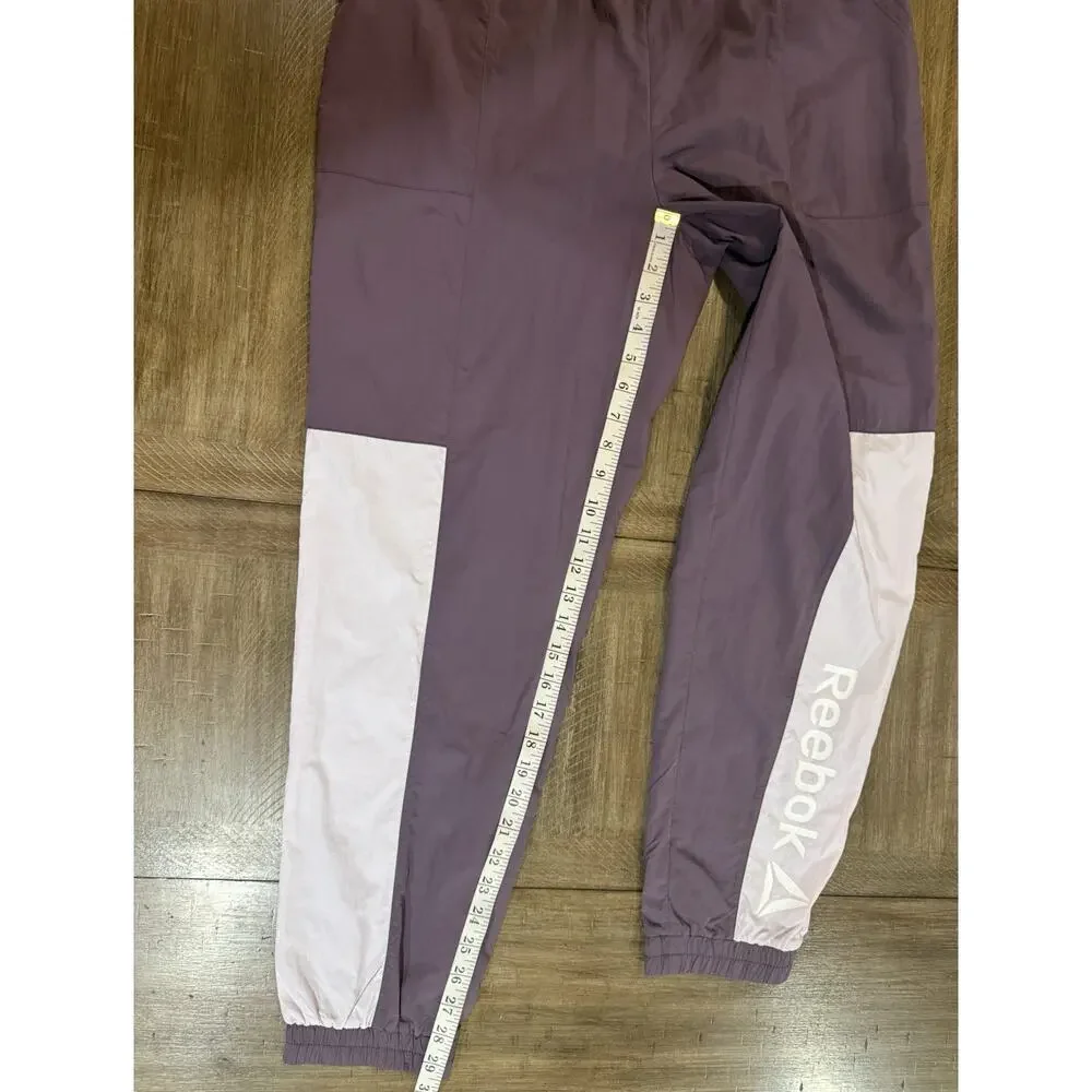 NWT Reebok Purple Focus Track Cuffed Jogger Active Pants Unisex Size Large NEW - Picture 10 of 16